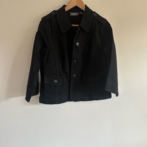 Black Women's Jacket MOTTO YOUR STYLE MANTRA SIZE M